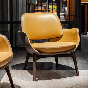 Silla de Oficina de Diseño Nórdico en Cuero, Cómoda para Adultos - Product Image 1