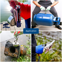 Kit d'aimant de pêche à boulon à œil SST 300KG en gros personnalisé D60 D75 D94mm double face NdFeB ensemble de corde d'aimant de pêche