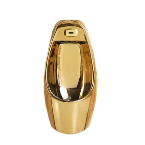 Luxus Sanitär artikel Keramik Auto Spül sensor Goldfarbe Urinal