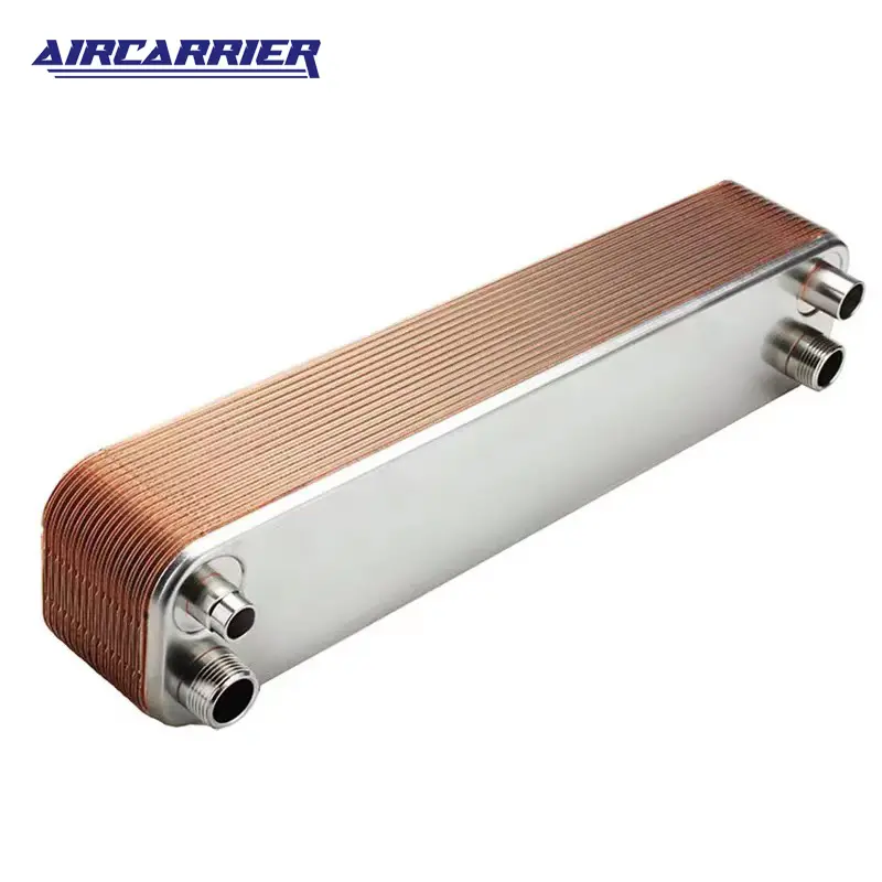 brazed PHE referigerant-water R22 R134A R410A Detachable High Pressure Oil Cooler Brazed Plate Heat Exchanger