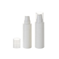 Flacon Airless de Luxe 20ml 30ml 50ml pour Crème Contour des Yeux, Emballage Portable, Flacon Pompe à Lotion, Cosmétiques, Bouteille Sous Vide en Plastique PP