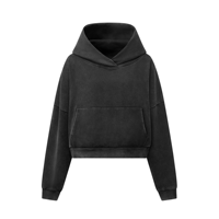 Sweat-shirt à capuche surdimensionné en coton 100% imprimé DTG personnalisé Kornit, style streetwear vintage d'automne pour hommes