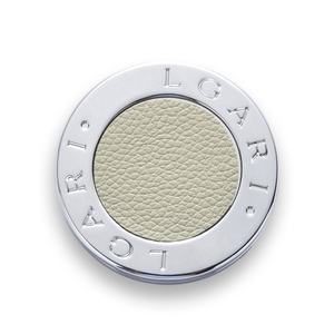 Personalized Portable Private Rotatable Label Small Round PU Leather Metal <b>Compact</b> <b>Mirror</b> - Product Image 1