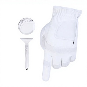 Gants de golf unisexes haut de gamme pour gaucher, avec logo personnalisé, antidérapants, respirants, confortables, en polyester, avec fermeture auto-agrippante, taille S - Product Image 1