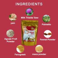 Poudre d'extrait de racine de Maca à ingrédients naturels de marque propre pour le renforcement et le soutien des fesses, favorisant un volume complet