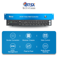 Procesador de Video Wall Industrial 8K60 3x3 3x5 con Empalme Punto a Punto, Control Web RS232 para Video Wall LCD en Ingeniería