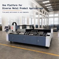 Machine de découpe laser à fibre CNC AI 3015 pour tôles métalliques et acier, haute vitesse, refroidissement par eau
