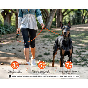 Ferntrainer für Kleine, Mittelgroße und Große Hunde 15-100 lbs, Erziehungshalsband mit Fernbedienung, Automatischer Stoppfunktion, Stromimpuls, 1600FT Reichweite, IP67 Wasserdicht, Bellkontrolle - Product Image 3