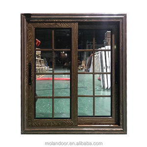 Thiết kế hiện đại khung nhôm mạ kẽm cửa sổ trượt với lưới chống muỗi lưới cửa sổ chống trộm cho biệt thự - Product Image 4