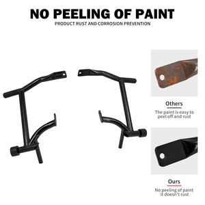Barres de protection de <span class=keywords><strong>sacoche</strong></span> de moto <span class=keywords><strong>pour</strong></span> Harley Touring Street Glide Electra Glide Road King 2009-2024-Rails gauche et droit - Product Image 4