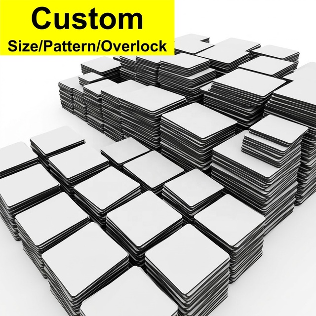 Custom Sublimation Rubber Mouse Pad Blanks, Non-Slip Durable Desk Mats for Office Use, Gaming and Promotional Gifts