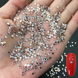 爆発環境にやさしい3Dルースガラスラインストーンローズゴールドボトムホットホワイトダイヤモンド特殊形状ネイルドリルブティック - Product Image 6