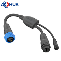Connecteur de driver LED étanche pour extérieur, personnalisé OEM/ODM, 2 ou 3 broches, faisceau de câblage DIY