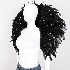 Halloween lễ hội hiệu suất CAPE áo choàng Gothic tối Khăn Cổ ấm hơn cho bóng bên vai trò chơi trang phục đạo cụ - Product Image 2