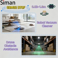 Sensor de Distancia SDM02 con Dirección I2C Configurable y Función de Lectura de Número de Serie, Interfaz UART/I2C