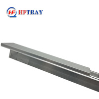 Goulotte de câblage solide en alliage d'aluminium de 100 mm, étanche et antirouille, système de pose de câbles de 60 pièces