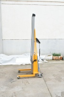 Positionneur de travail mobile électrique portable 100/150/200/250 kg avec plateau en plastique pour supermarché, bureau, archivage, élévateur