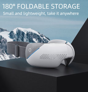 Masseur oculaire chauffant et vibrant rechargeable pour le soin des yeux, soulage la fatigue, compresse chaude à la vapeur, protection des yeux - Product Image 4