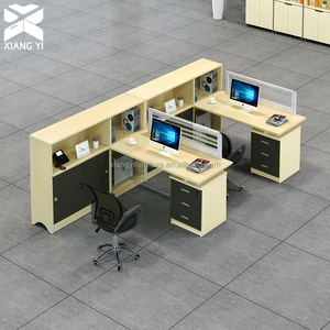 Escritorio Modular para Oficina de 4 a 6 Personas, Espacios de Trabajo Compartidos, Mesa de Oficina, Estación de Trabajo Abierta, Muebles de Oficina - Product Image 2