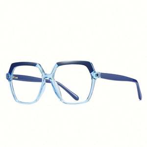Lunettes de vue carrées tendance personnalisées avec logo, montures optiques TR90 anti-lumière bleue pour femmes, vente en gros - Product Image 5