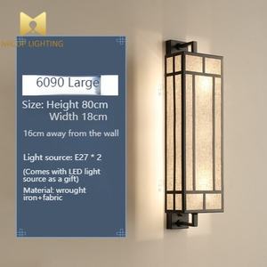 Nouveau Style chinois applique salon fond applique Simple lampe de chevet pour rétro <span class=keywords><strong>Restaurant</strong></span> escalier couloir - Product Image 3