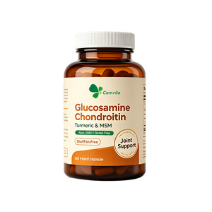 MOQ 100 pièces, logo personnalisé, capsules de glucosamine, chondroïtine et curcuma, compléments alimentaires pour le soutien des articulations pour hommes et femmes - Product Image 1