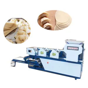 Stainless steel dumpling wonton spring roll sheet maker machine fresh pasta noodle making machine dough sheet maker machine