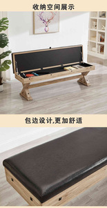 Venta al por mayor barato 7 pies 3 en 1 Multi juego MDF comedor mesa de billar con Banco largo - Product Image 6
