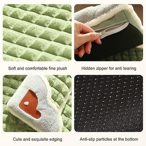 OEM/ODM Lit orthopédique pour animaux de compagnie en mousse à mémoire de forme, canapé-lit pour chien personnalisé, coussin imperméable avec housse amovible - Product Image 2