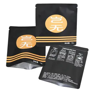 OEM single serve drip coffee outer envelope instant 3 in 1 coffee bags stick small coffee packing sachet plastique