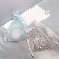 Sac en organza MU Mermaid Flash avec cordon de serrage, sac cadeau, accessoires pour mariage, emballage en filet, sacs en organza pour emballage cadeau
