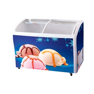 Congelador Horizontal Smad con Tapa de Vidrio Curvo, Modelo DDH-378C - Product Image 1