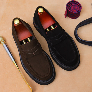 Botas de Cuero Genuino para Hombre, Diseño Clásico, Otoño-Invierno 2026, Cómodas, Impermeables, Antideslizantes, Estilo Slip-On - Product Image 2