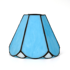 6-Inch Lampshade Replacement Stained Glass Vintage <strong>Shade</strong> Light Cover Accessories Fitter Opening, Multiple Color Options - Product Image 1