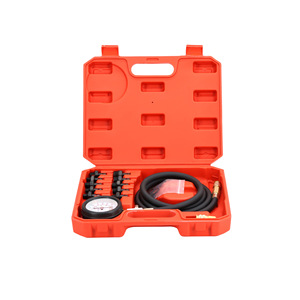 Medidor de presión de aceite para automóviles, probador de presión de aceite con adaptadores en estuche rígido para herramientas de reparación y mantenimiento de automóviles - Product Image 1