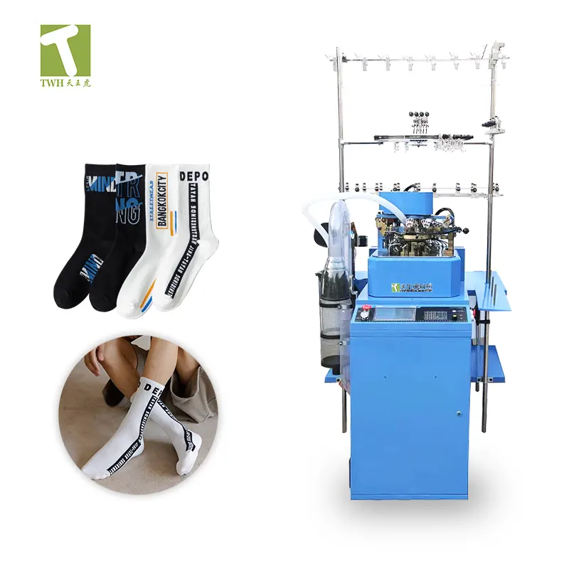 Machines industrielles à tricoter des chaussettes pour la fabrication de chaussettes maquinaria para calsetines maquina para hacer calcetines