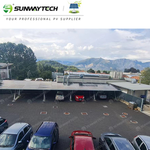 Sistema de montaje solar Sunway impermeable para cochera, sistema de montaje para cochera, estructura de estacionamiento PV, productos solares relacionados - Product Image 3