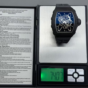 Custom Designer Style Classic 3501 Black NTPT Carbon Fiber <b>Skeletonized</b> Tourbillon <b>Automatic</b> Mechanical Men's <b>Watch</b> - Product Image 4