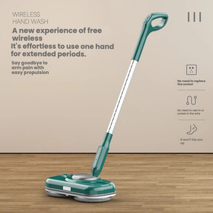 Serpillère électrique rotative sans fil motorisée personnalisée OEM avec seau auto-nettoyant et double tête pour sols en bois dur - Product Image 5