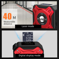 Mesureur laser, télémètre laser électrique multifonctionnel avec écran LCD