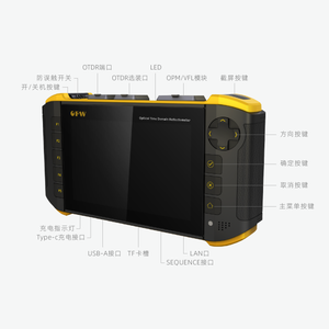 OTDR PON FWT-200 haute performance pour <span class=keywords><strong>testeur</strong></span> de <span class=keywords><strong>fibre</strong></span> optique active FTTH avec longueurs d'onde 1310/1550/1610/1625nm, IOLT, OPM et VFL intégrés - Product Image 4