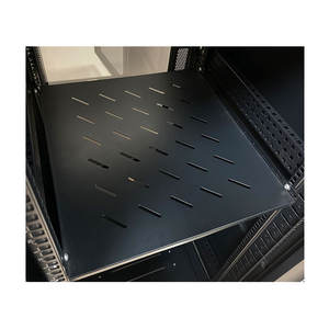 Plateau de clavier réglable de 19 pouces, étagère fixe et coulissante, profondeur 250 mm 350 mm, étagère cantilever pour armoires réseau - Product Image 3