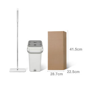 Fregona de limpieza de suelo duro de cedro Pocha <span class=keywords><strong>con</strong></span> cubo en <span class=keywords><strong>Pedal</strong></span> Trapeador Giratorio - Product Image 6