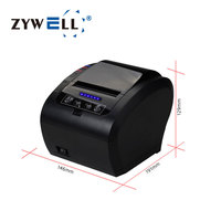 Imprimante thermique ZY606 ZYWELL Imprimante série USB LAN 58 mm pour imprimante de tickets de caisse