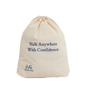 Sac à poussière en coton de couleur naturelle pour sacs à main avec logo personnalisé - Product Image 1