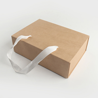Boîte cadeau magnétique en carton rigide, logo personnalisé, emballage en papier pliable recyclable avec couvercle magnétique, vente en gros