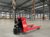 Transpalette électrique WELIFTRICH 1,5 TONNE 1500 kg, chariot élévateur à palettes entièrement électrique, batterie lithium, chariot élévateur Heli