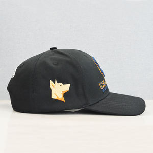 Gorra de Béisbol de Algodón Negra para Trabajo con Bordado 3D - Logotipo Personalizable para Actividades al Aire Libre y Protección Solar - Product Image 5