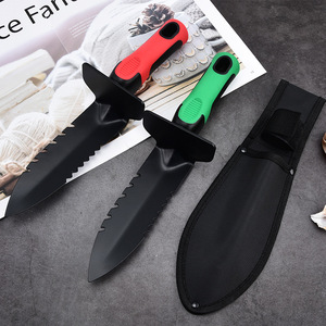 DD3938 Spatule de détection de métaux DIY en acier au carbone avec lame tranchante et bord dentelé, étui de ceinture, personnalisable, support OEM - Product Image 6