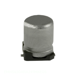 Condensateur original CAP ALUM 240UF 20% 63V SMD 240 uF à montage en surface EMHS630ARA241MKE0S - Product Image 1